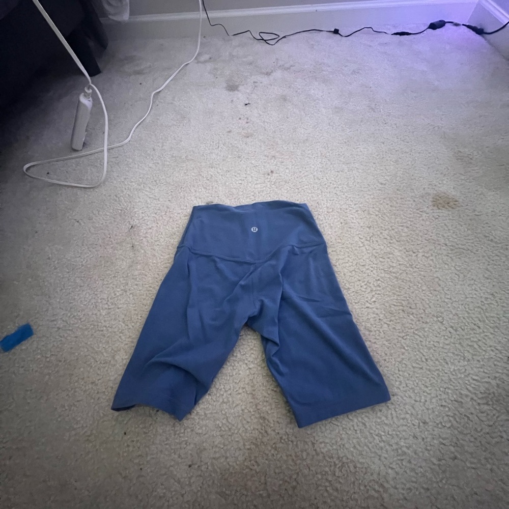 Lavender Lululemon Biker Shorts. Very Comfortable for working out and very soft